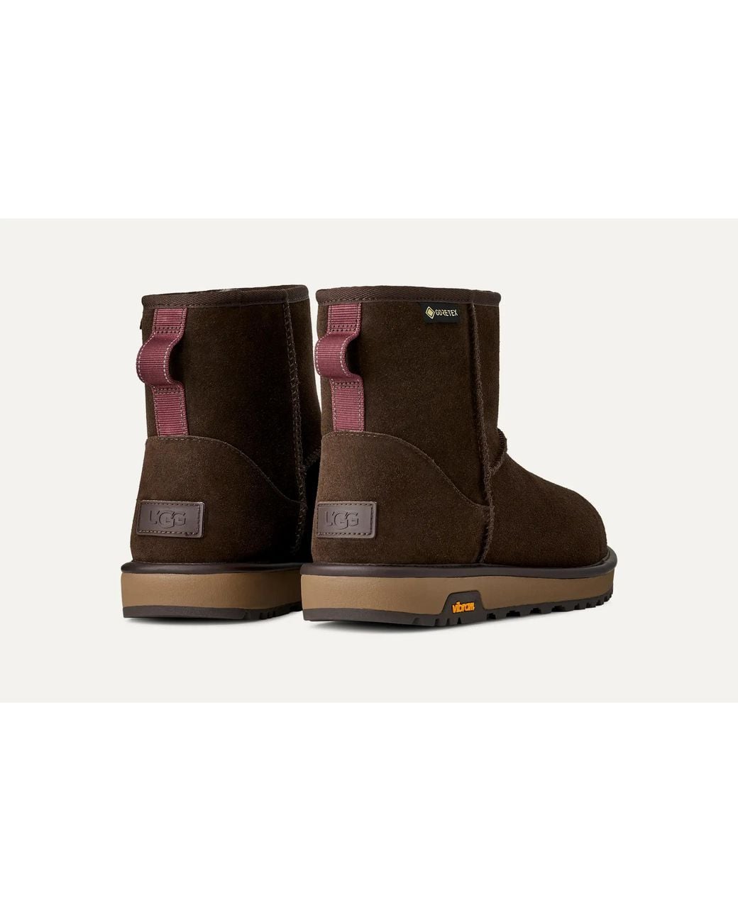 Ugg Brown Suede Pull-Tab Boots for men