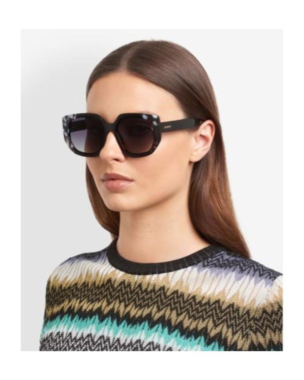 Missoni Multicolor Full Frame Sunglasses