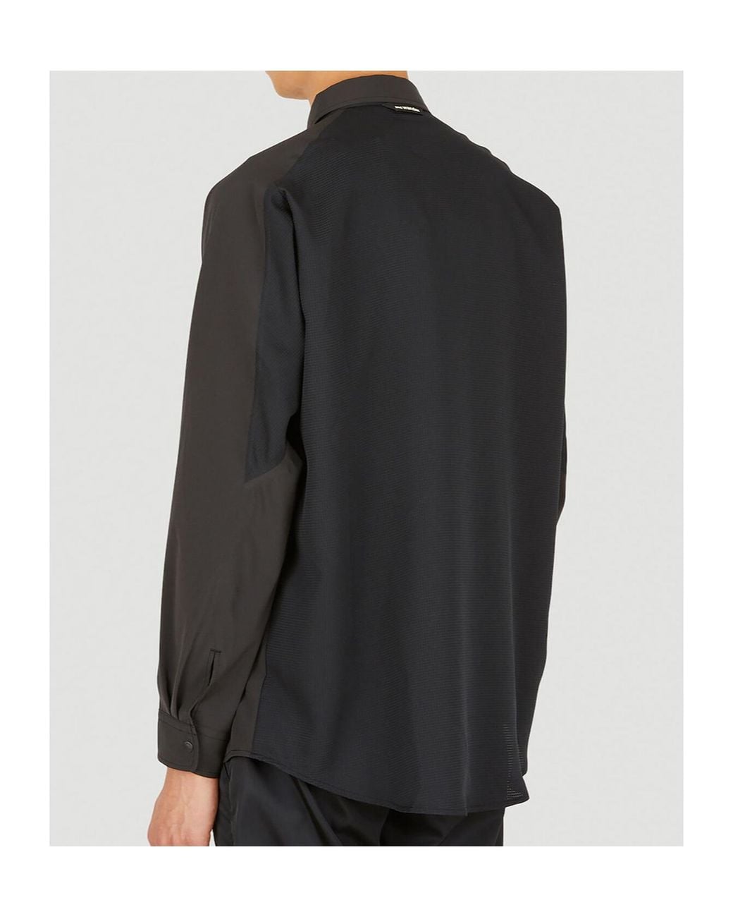 And Wander Black Zip Detailed Shirt for men