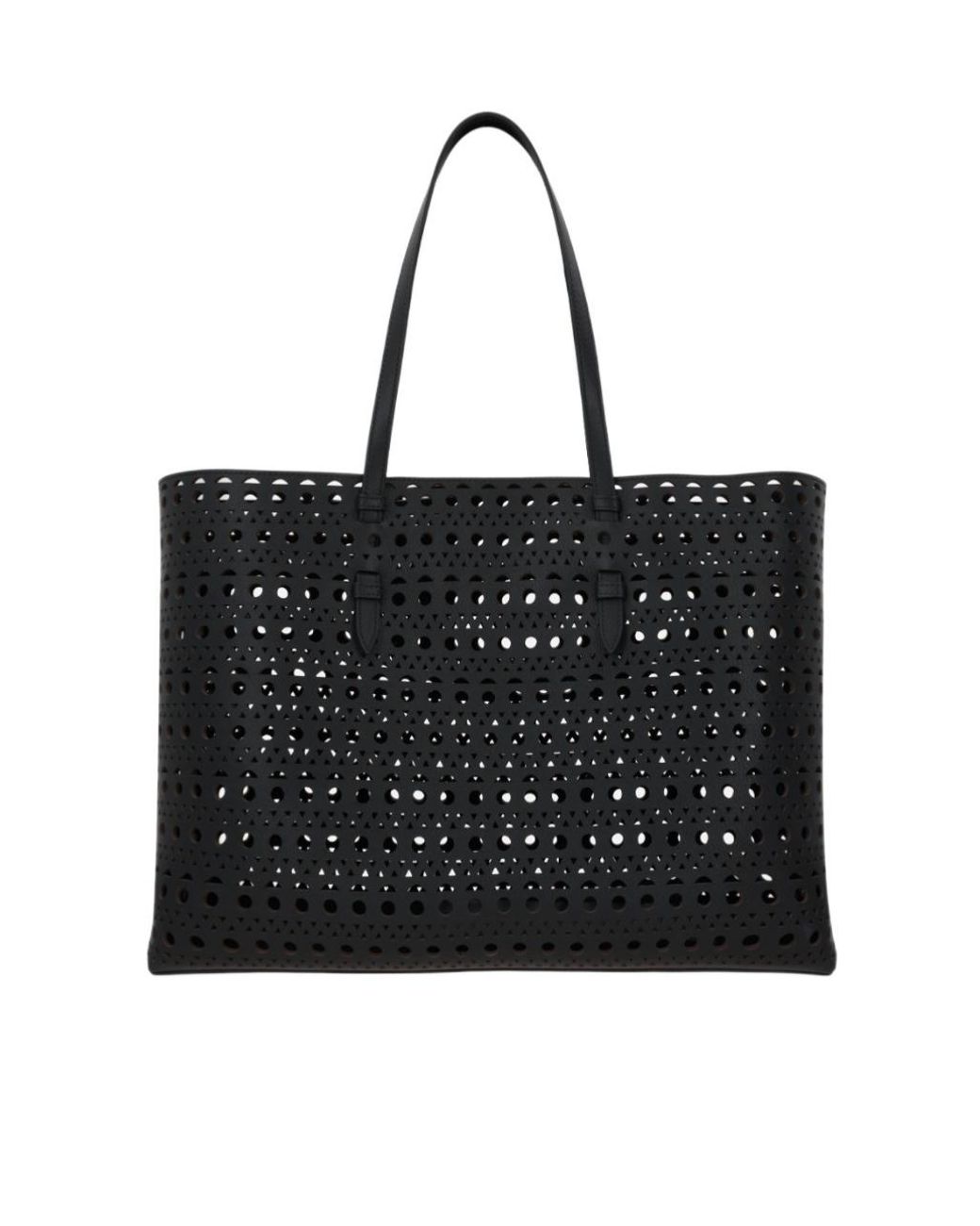 Alaïa Black Alaïa Mina 44 Openwork Tote Bag