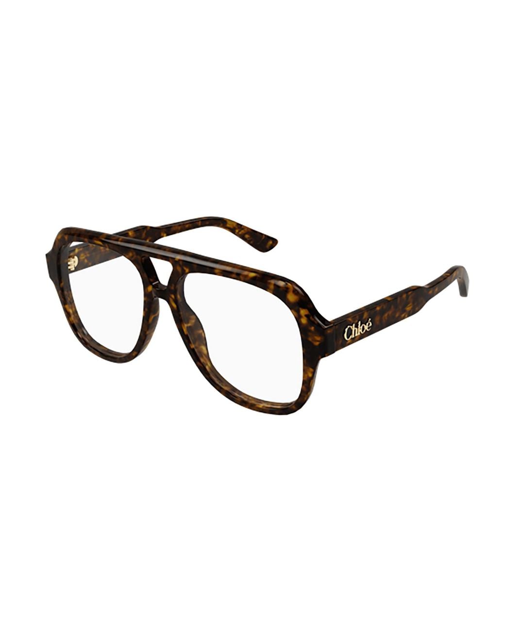 Chloé White Chloé Eyewear Aviator Glasses And Frames