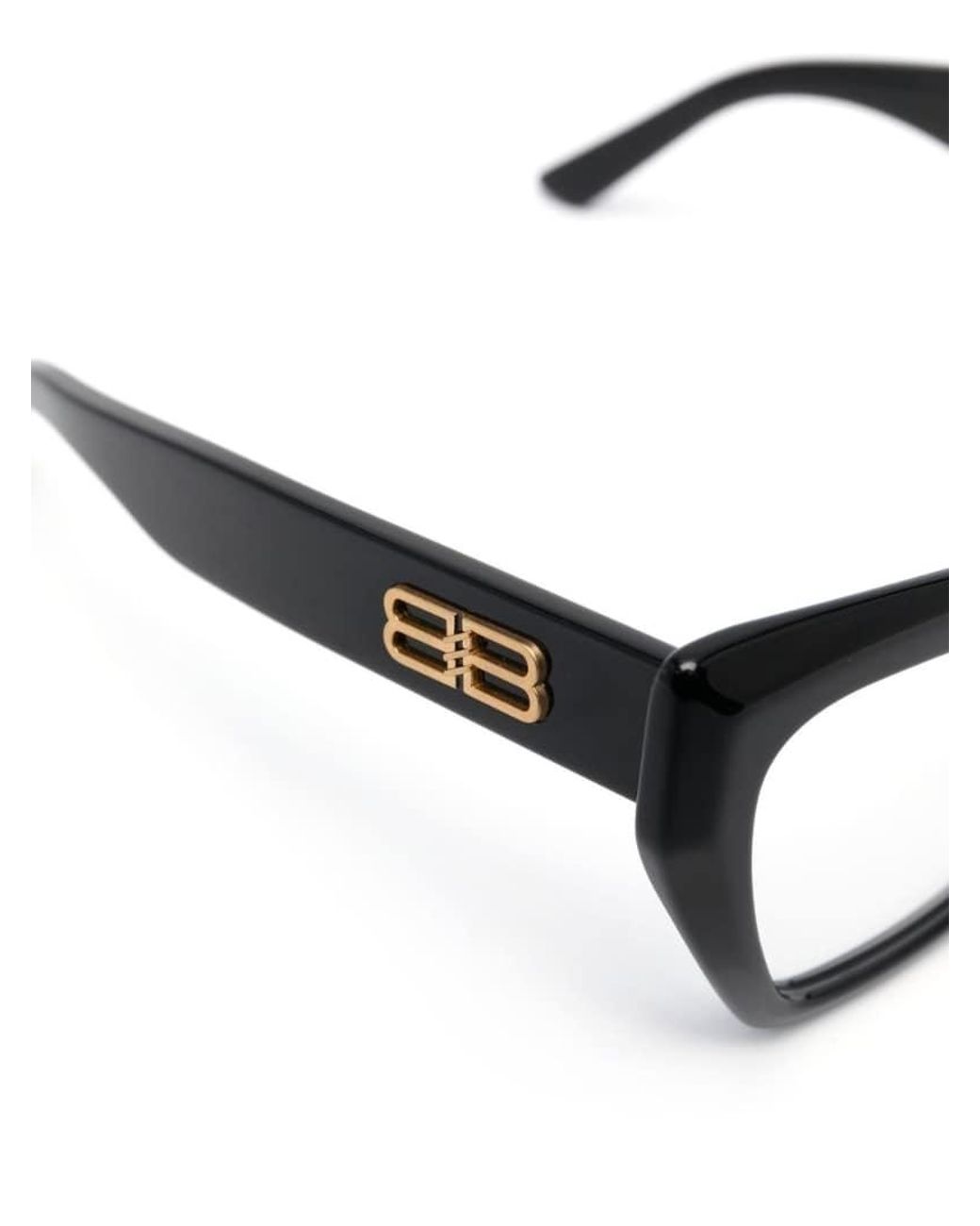 Balenciaga White Eyewear Cat Eye Frame Glasses