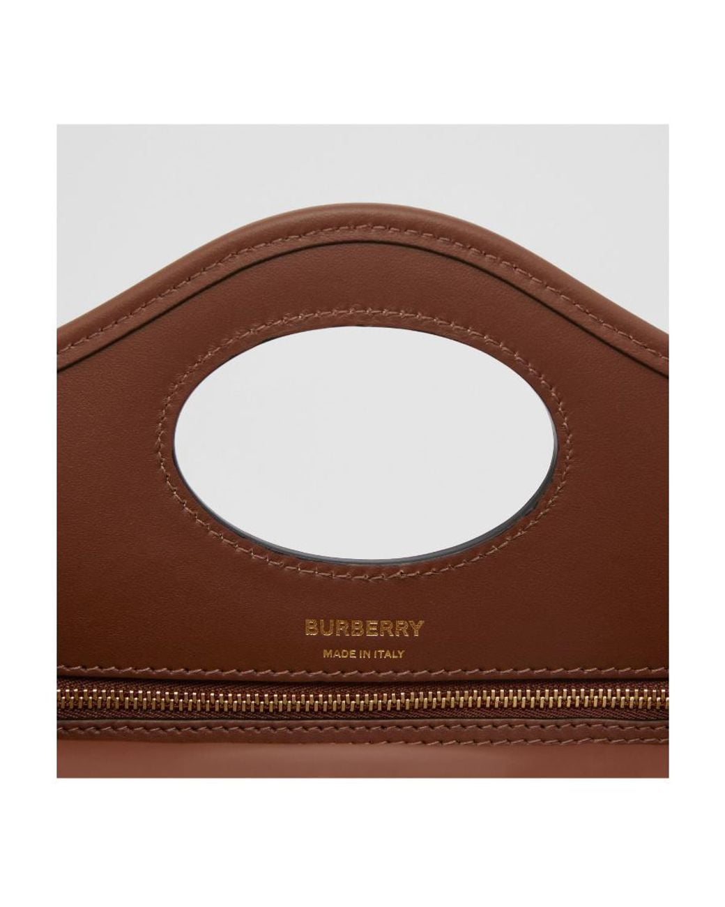 Burberry Black Checkered Mini Pocket Tote Bag