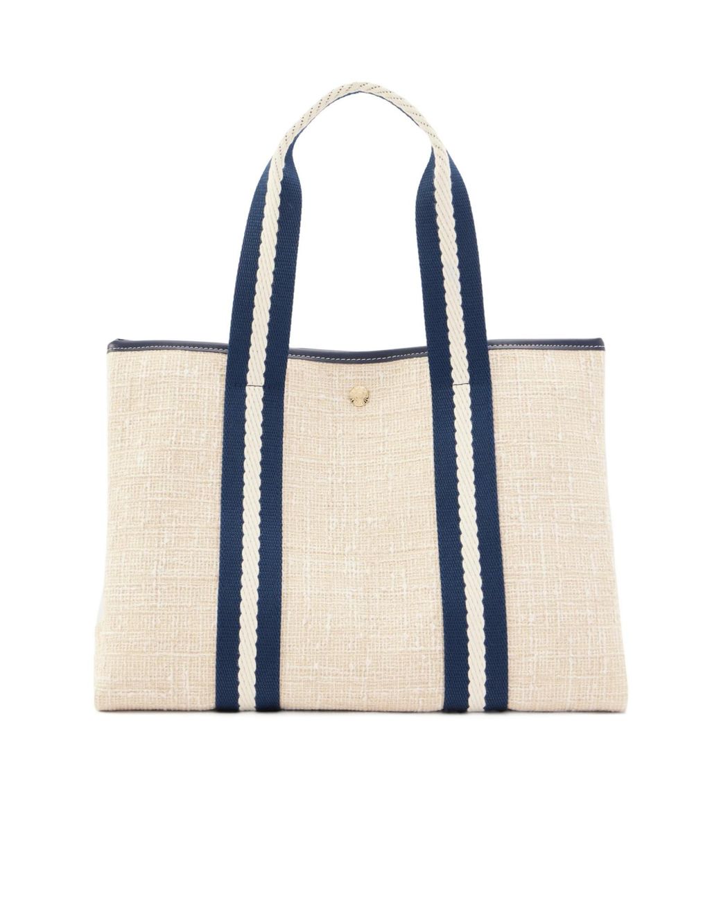 Rue de Verneuil Offwhite Woven Tote Bag