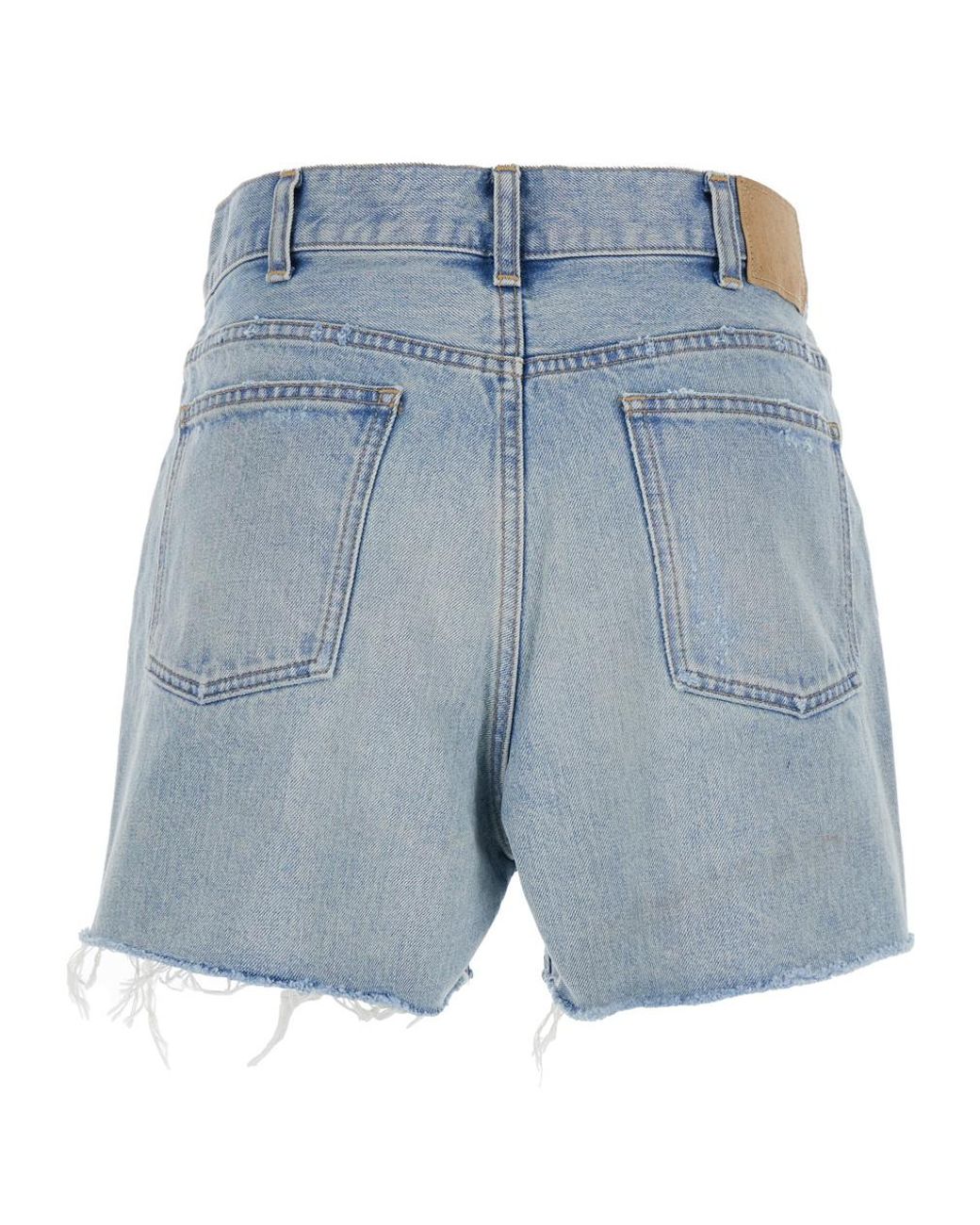 VIP【送料関税込】CELINE DENIM COTTON SHORTS Celine Skate Shorts in Blue | Lyst