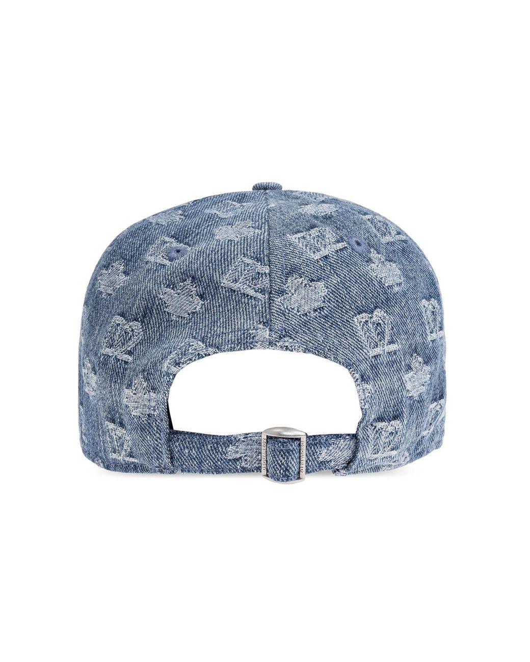 DSquared² Blue D2 Monogram Baseball Cap for men