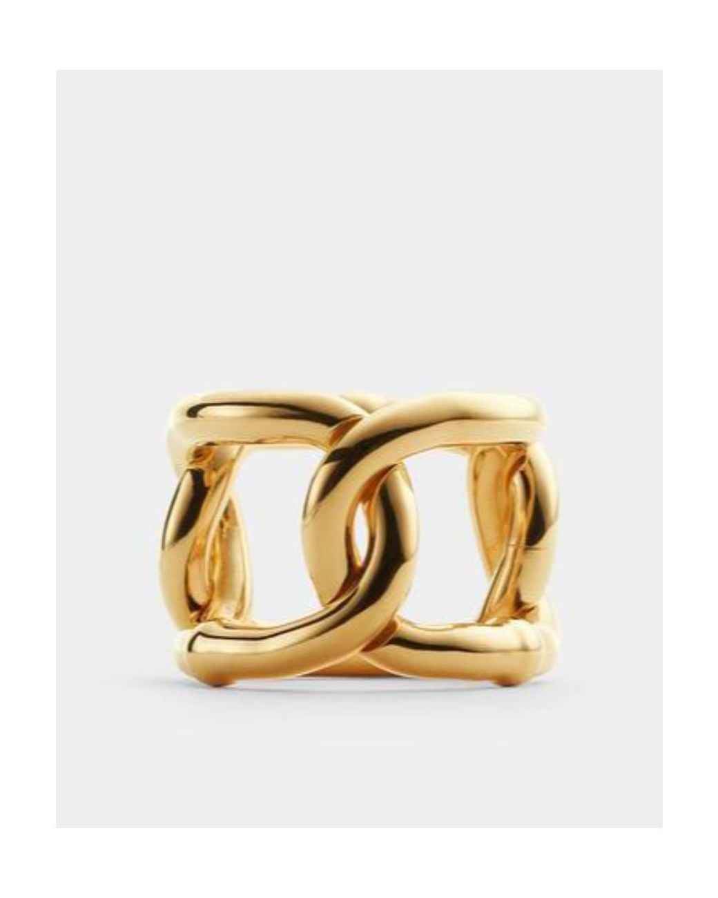 Bottega Veneta Metallic Chain-Detailed Ring