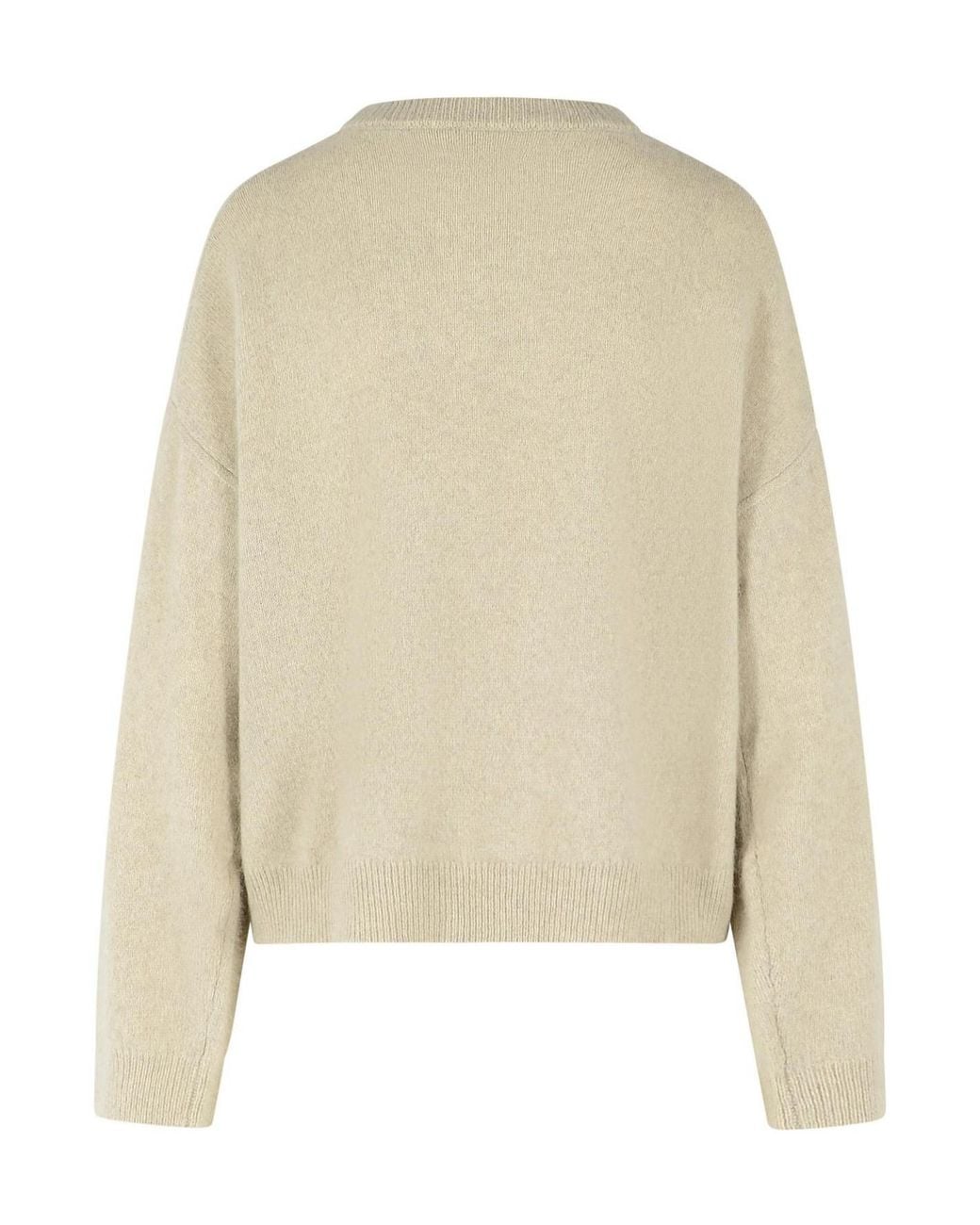Loulou de Saison Natural Tristan Crewneck Knitted Sweater