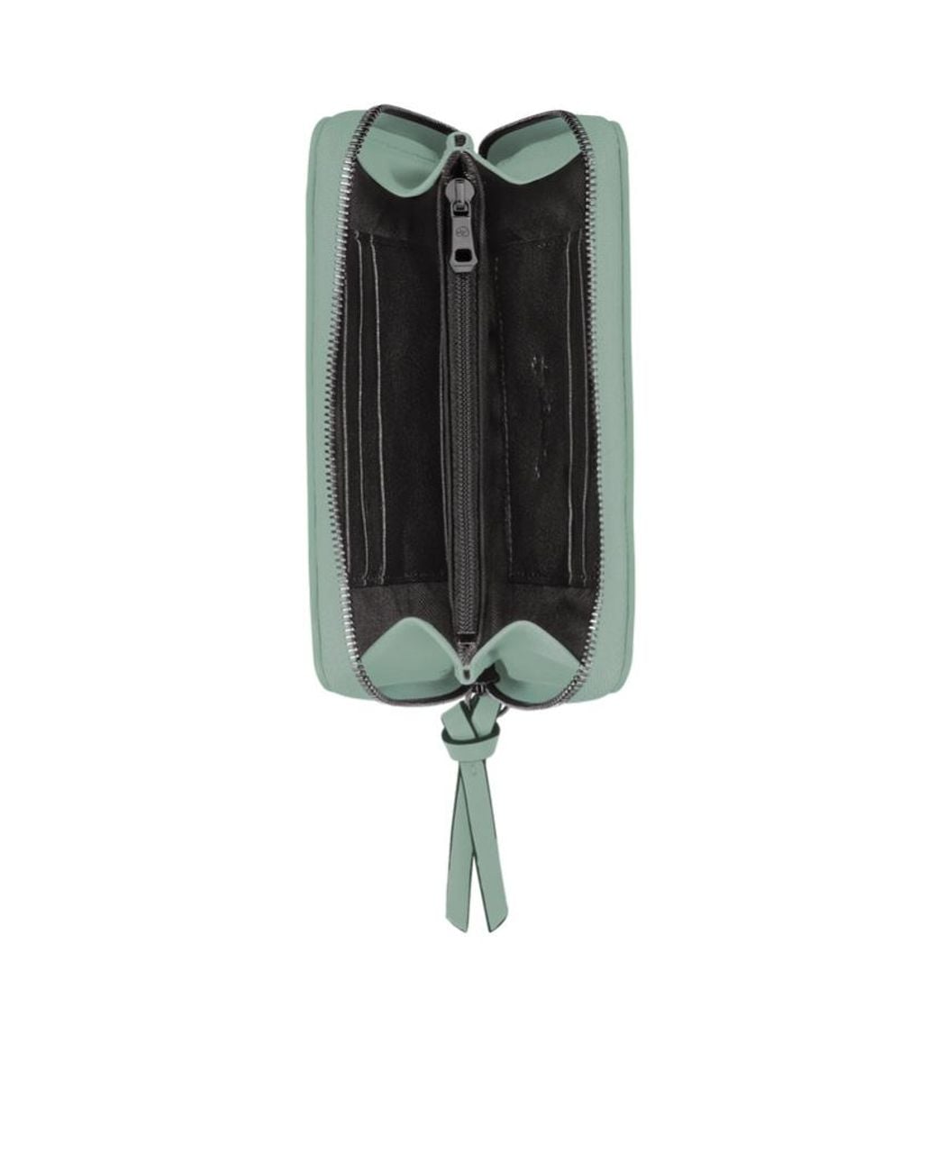 Longchamp Green 3D Zip-Around Wallet