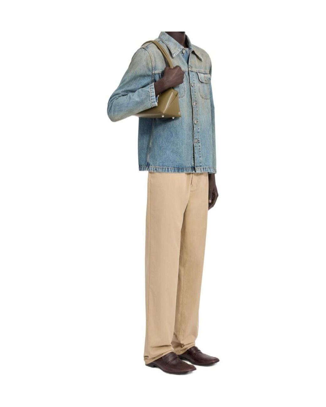 MM6 by Maison Margiela Blue Denim Trucker Jacket for men