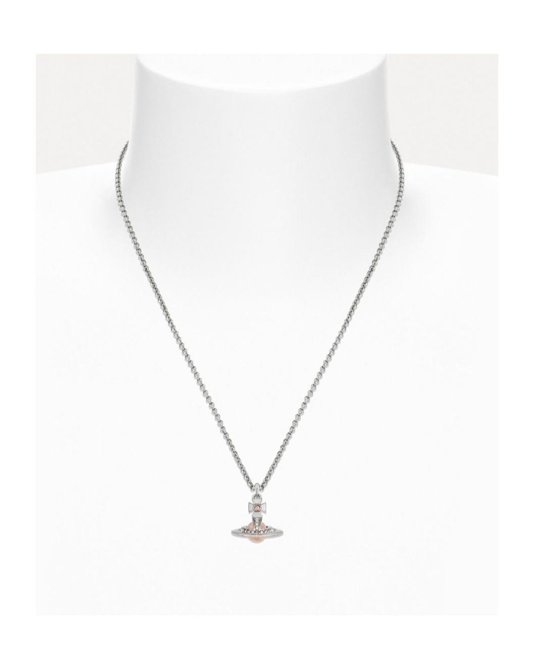 Vivienne Westwood Metallic New Petite Orb Necklace for men