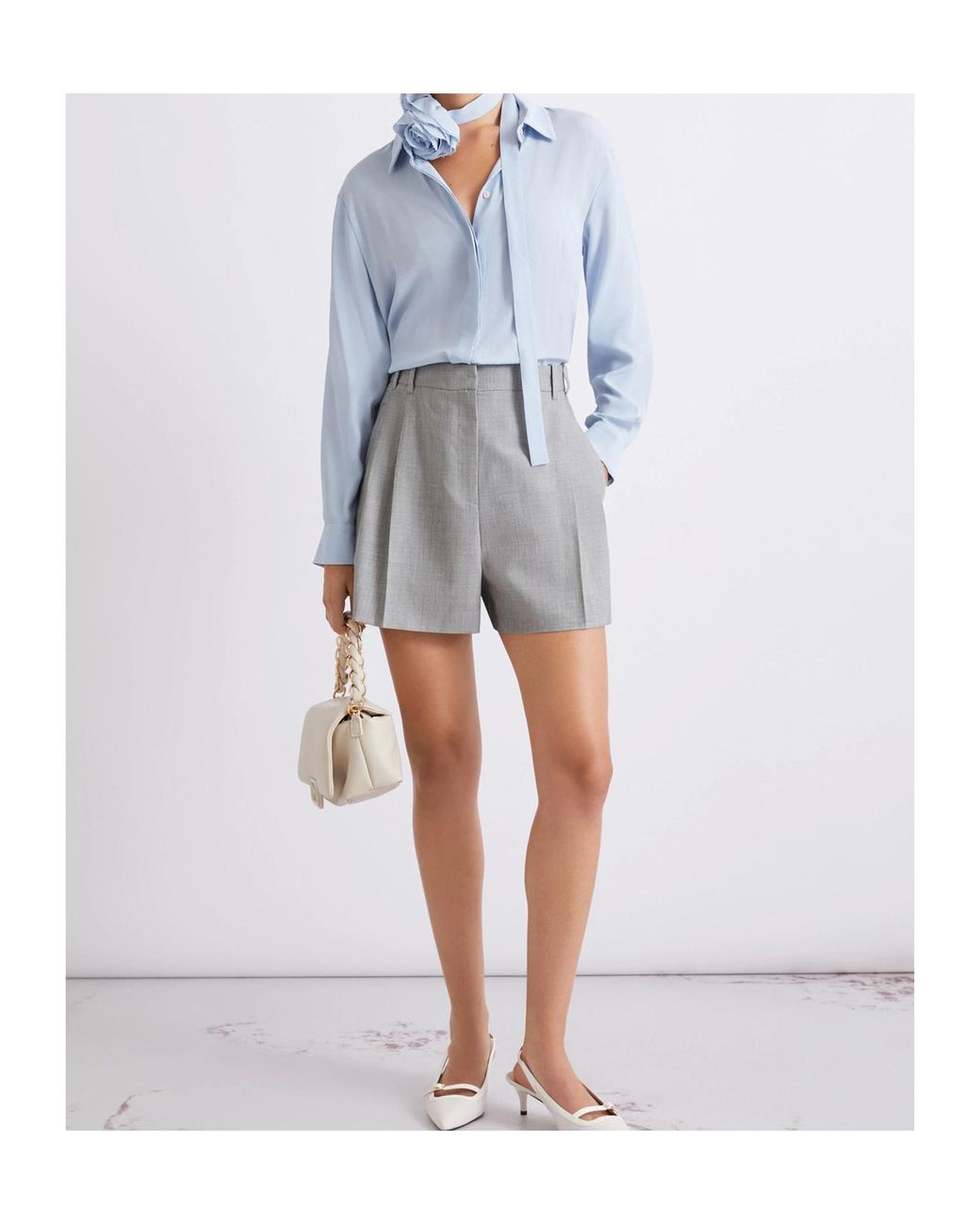 Marella Blue Long Sleeve Shirt