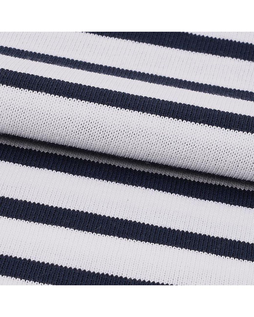 Saint James Blue Striped T-Shirt