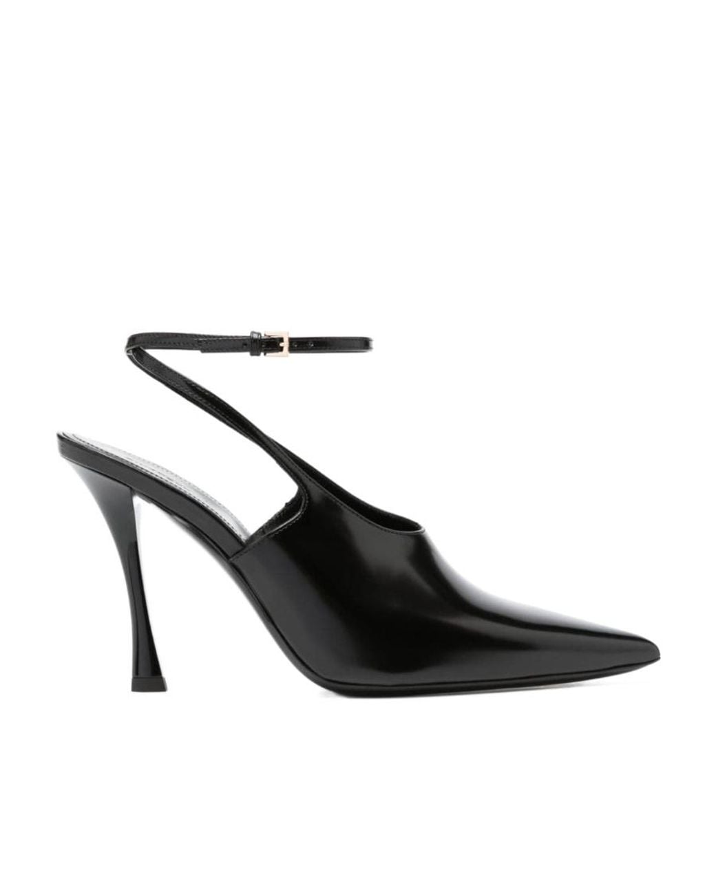 Givenchy Black Show Pointed-Toe Slingback Pumps