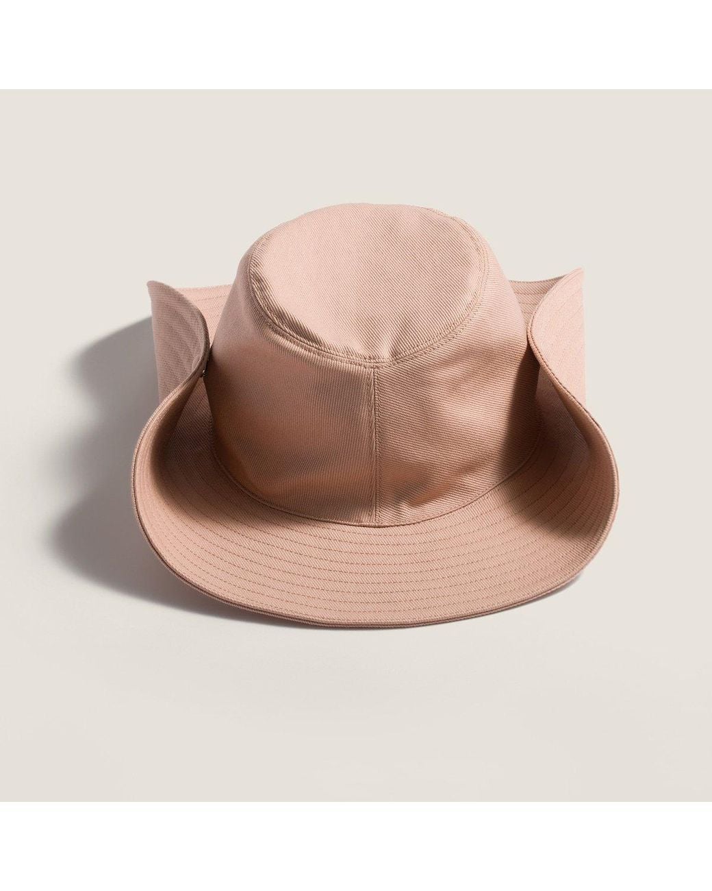 Miu Miu Pink Drill Hat