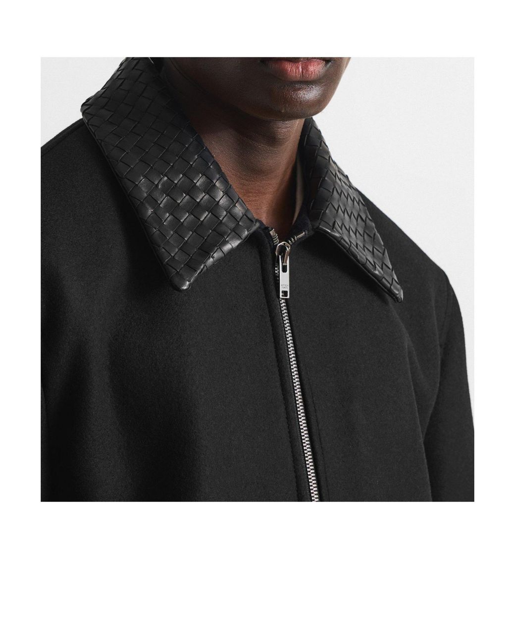 Bottega Veneta Black Short Jacket for men