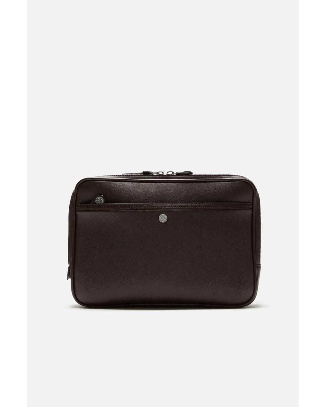 Acne Black Zip Leather Wallet for men