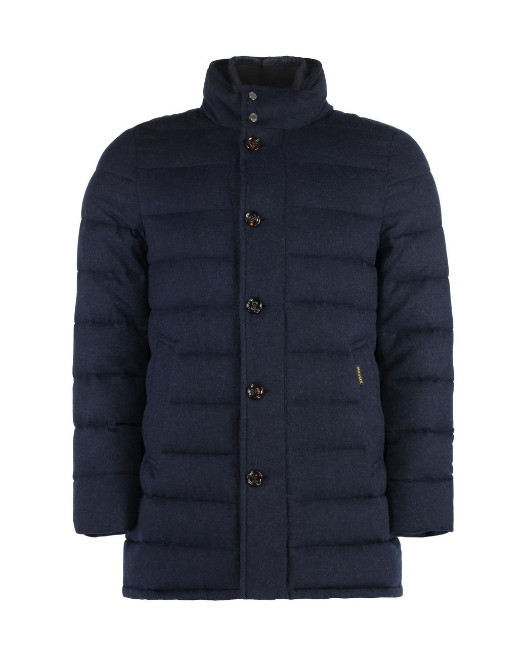 Moorer Blue Calegari Quilted Coat for men