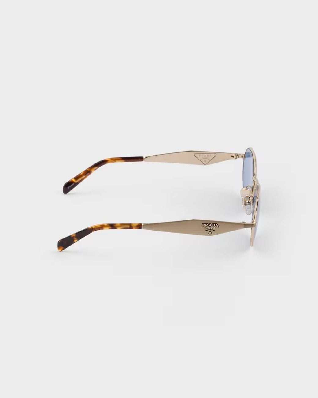 Prada Blue Sunglasses With Logo