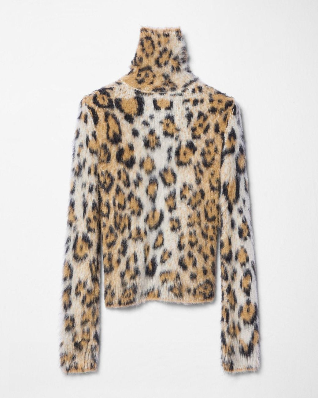 Céline White High Neck Sweater