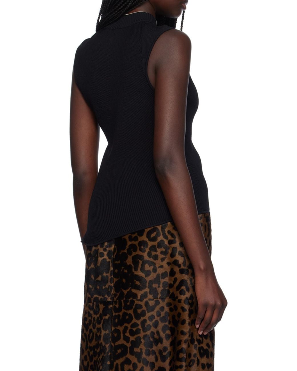 Totême  Black Totême Almaz Ribbed Tank Top