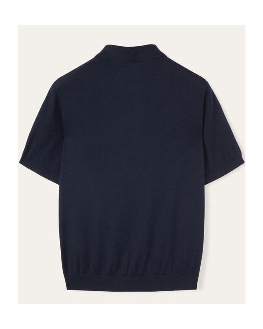 Loro Piana Blue Sottile Polo Shirt for men