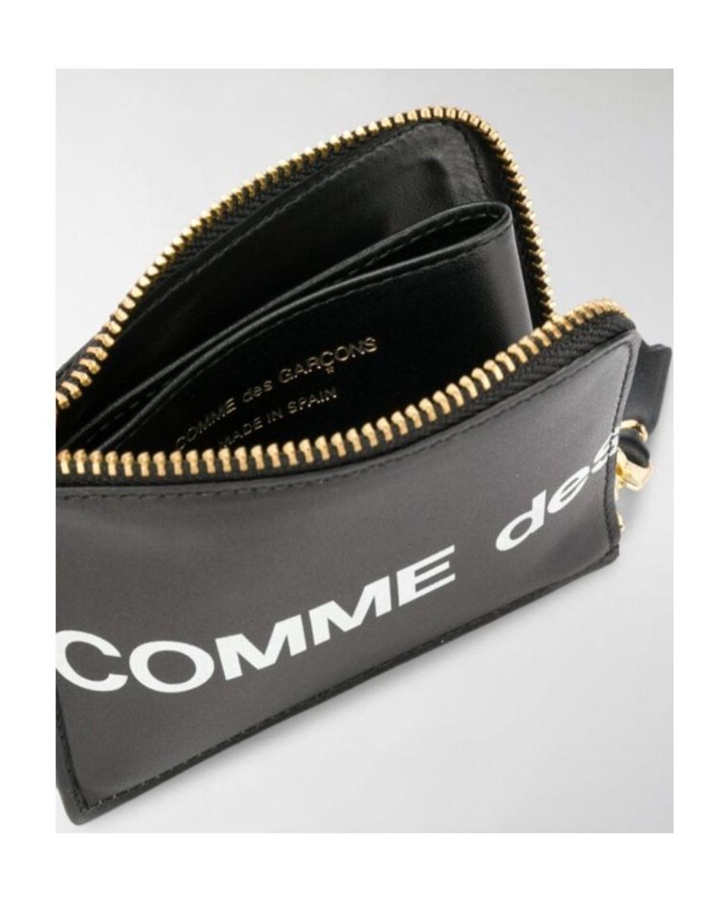 Comme des Garçons Black Zipper Change Wallet