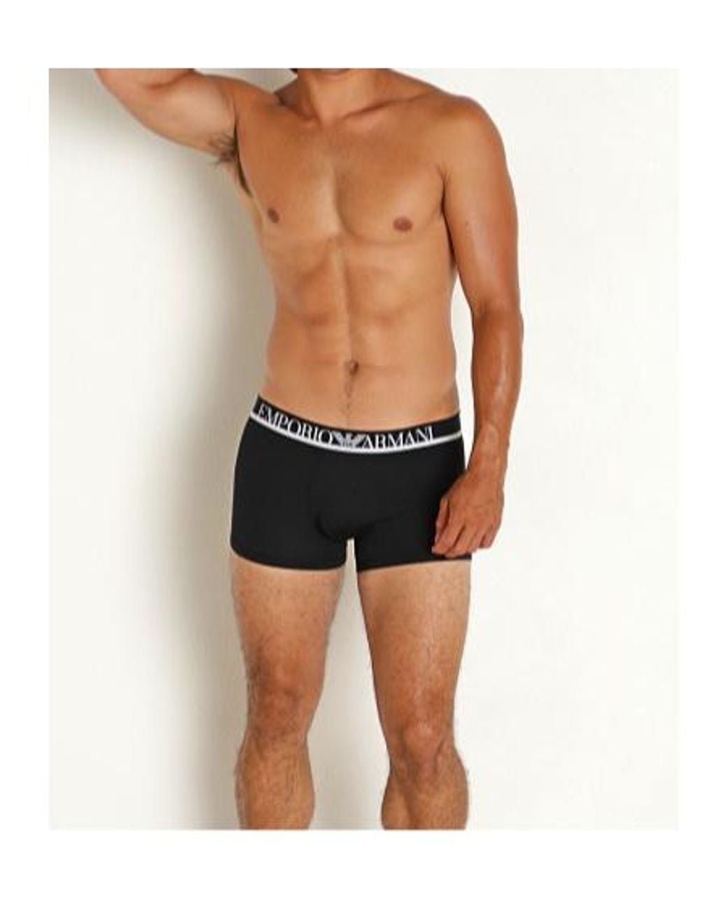 Emporio Armani Blue Elastic Waist Panties for men