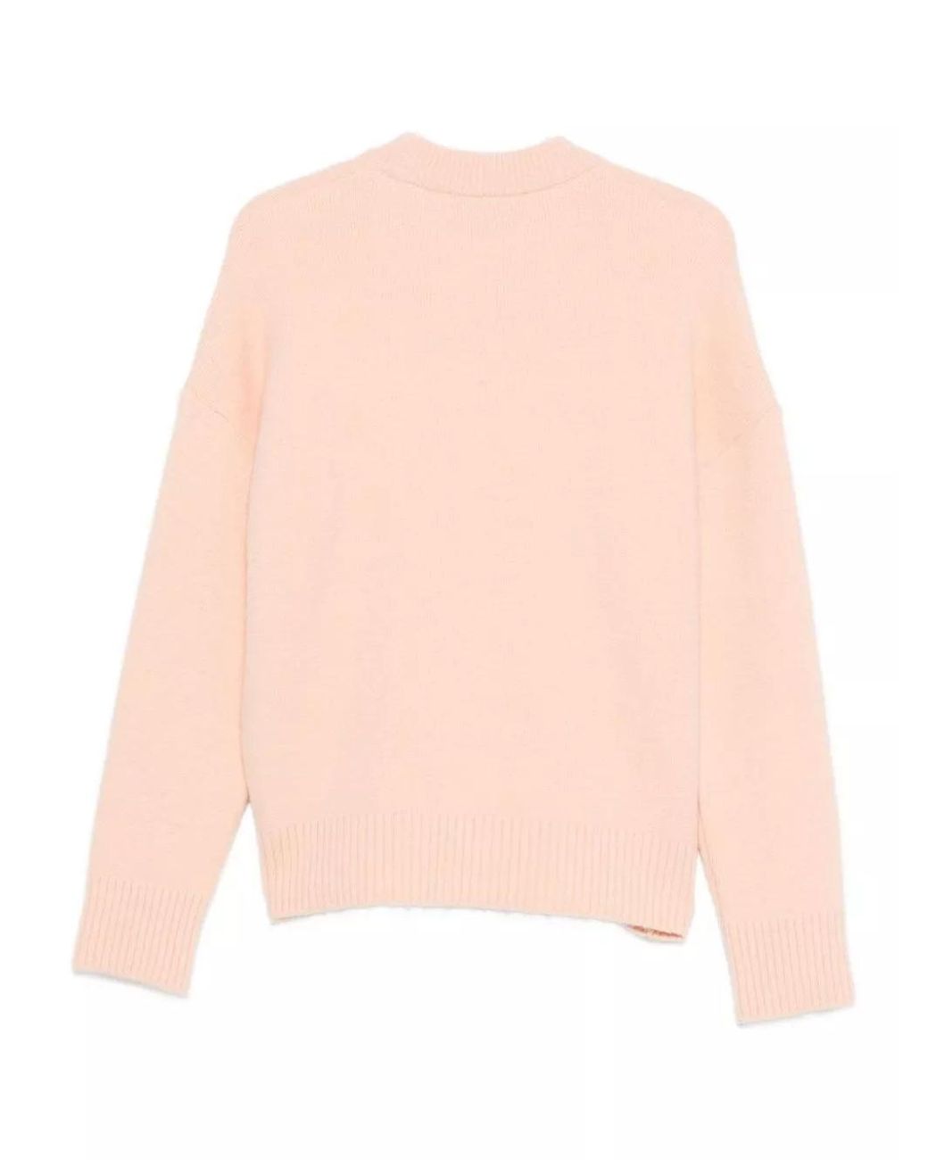 AMI Pink Ami De Coeur Jumper