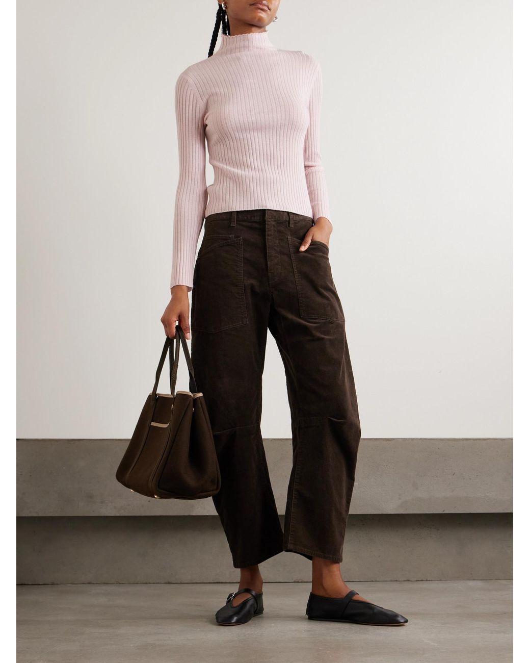 arch4 Pink Turtleneck Sweater