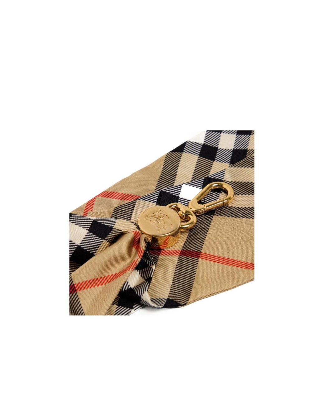 Burberry Metallic Scarf Charm