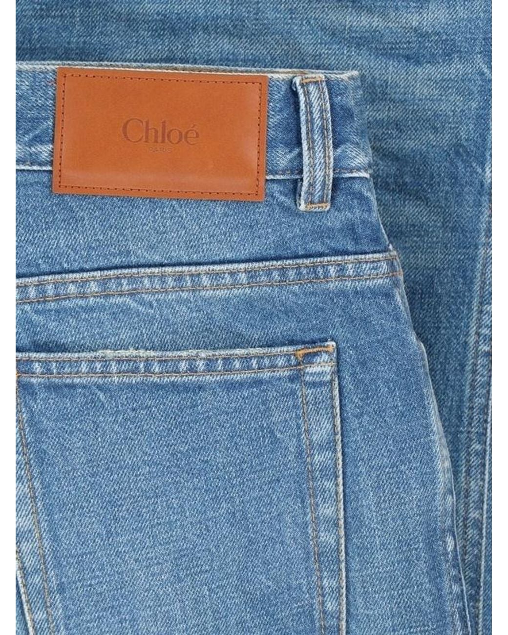 Chloé Blue Chloé Straight-Leg Jeans