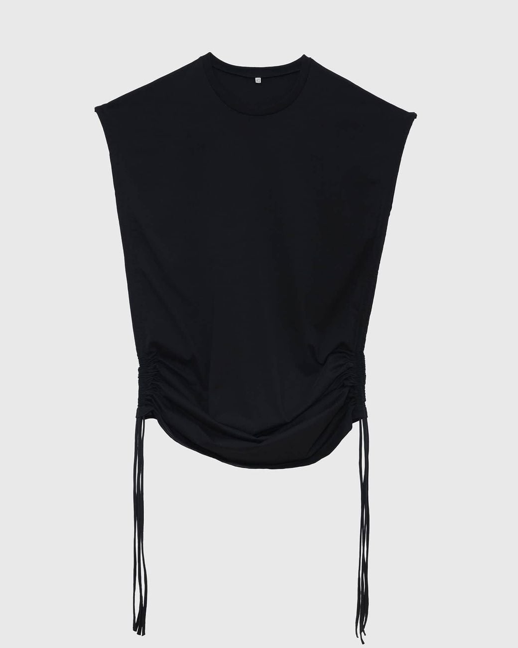 Baserange Black Drawstring Dress
