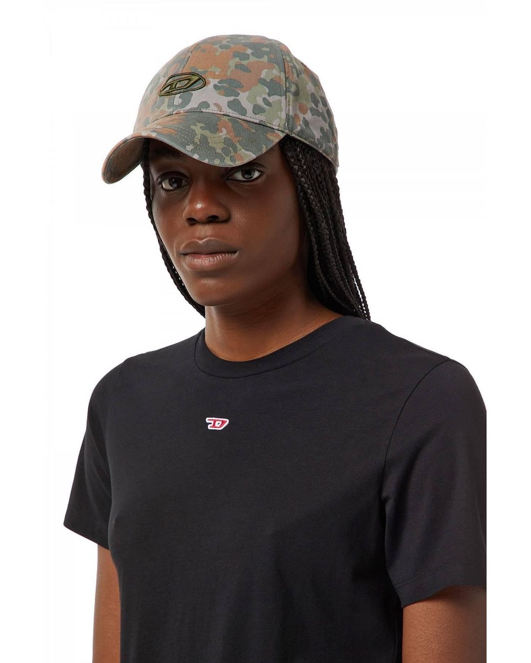 DIESEL Black T-Reg-D Cotton T-Shirt