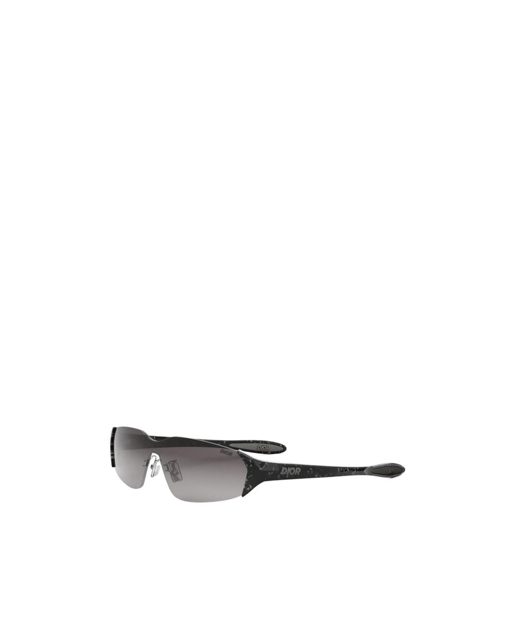 Dior White Rimless Sunglasses for men