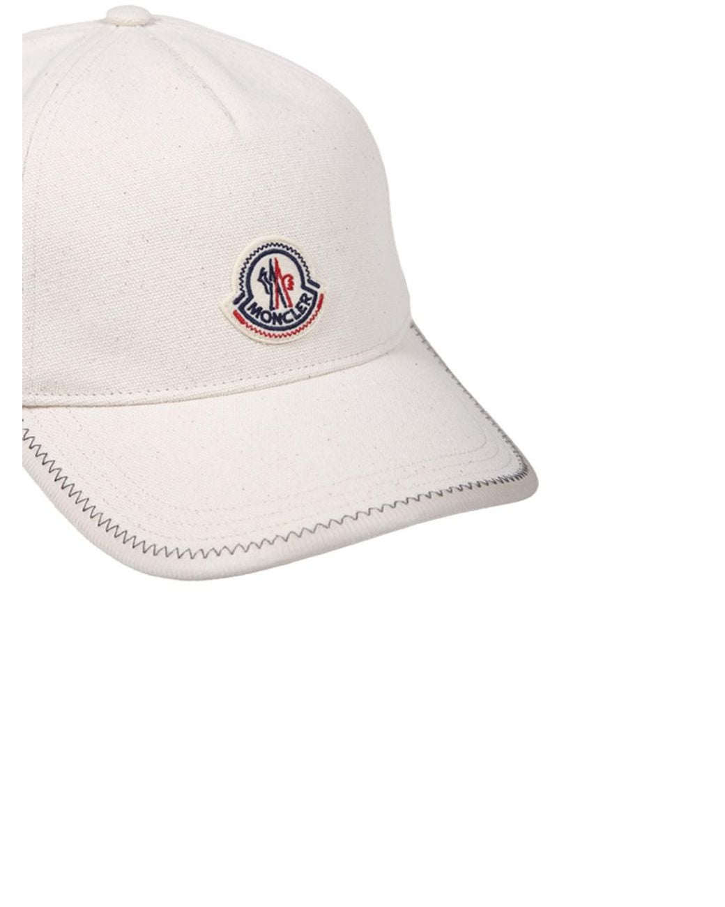 Moncler Pink Logo-Patch Baseball Cap for men