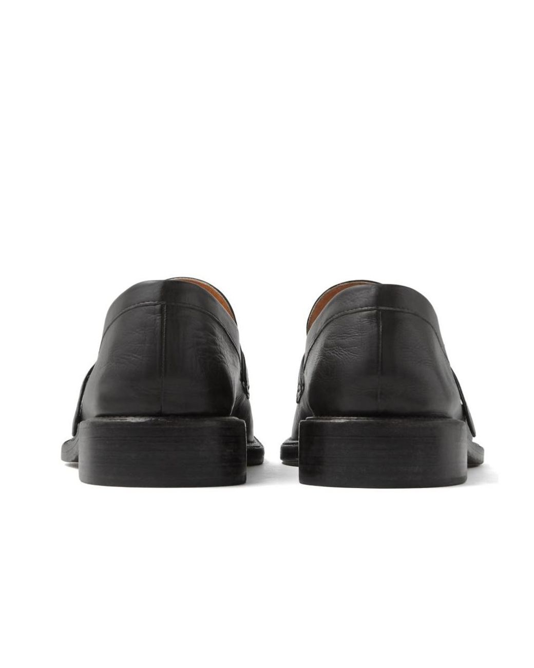 Versace Black Primo Slip-On Loafers for men