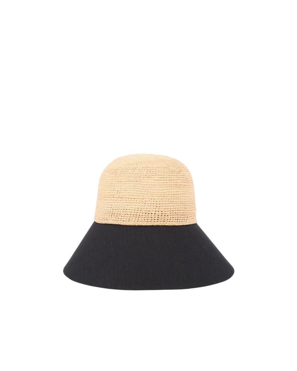 Helen Kaminski White Raffia Brimmed Hat