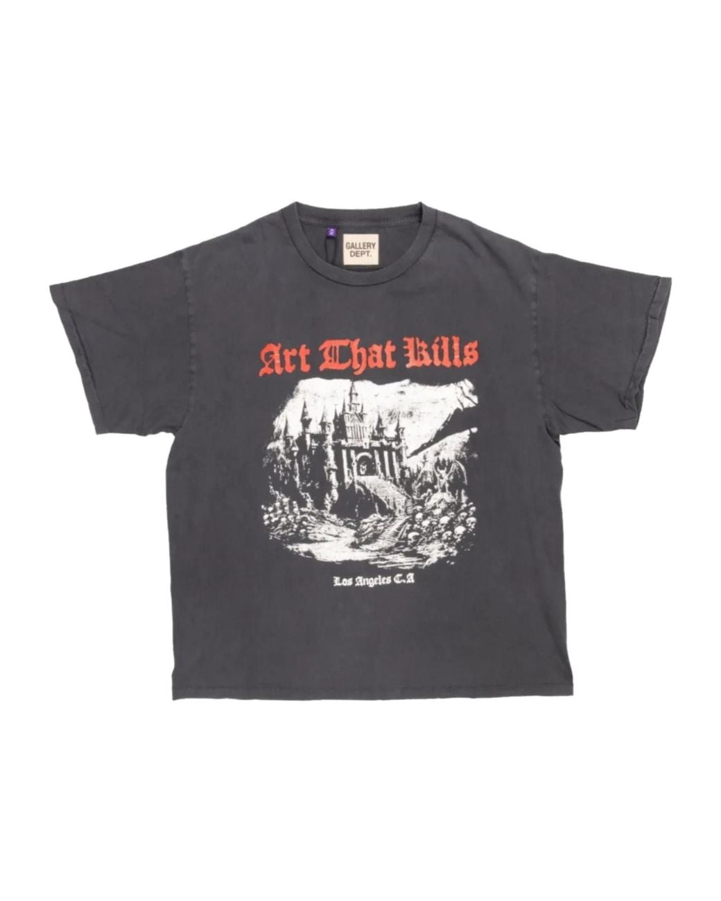 GALLERY DEPT. Black Atk Castle Tee for men