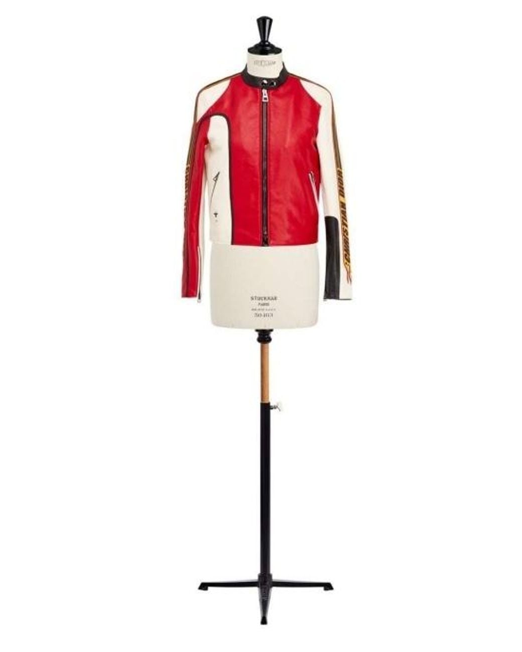 Dior Red Motorcycle Jacket
