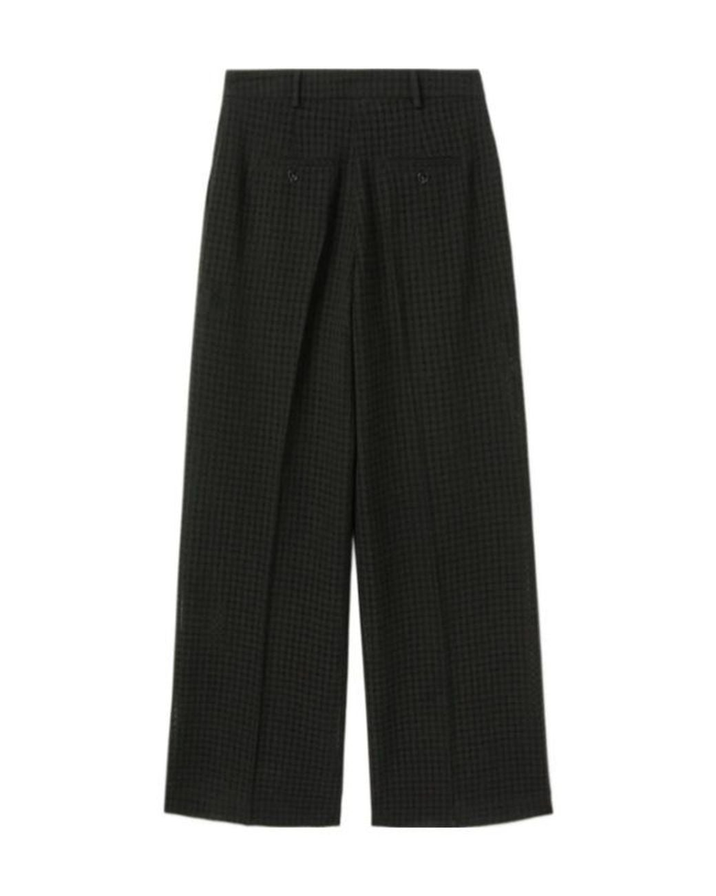 LaDoubleJ Black La Doublej Openwork Loose Fit Trousers