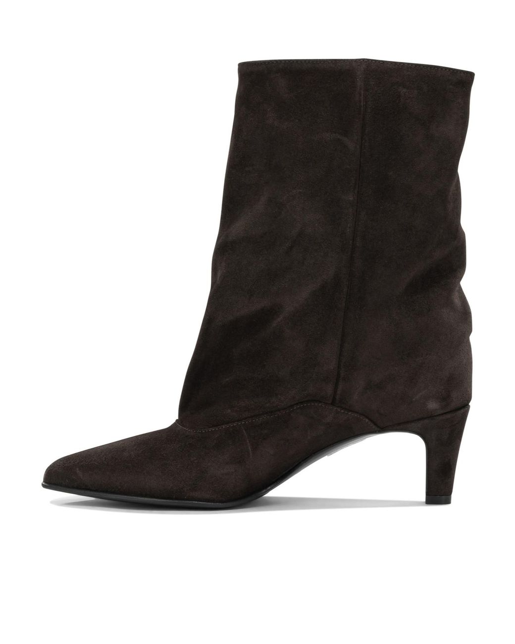 Strategia Black High-Heeled Ankle Boots