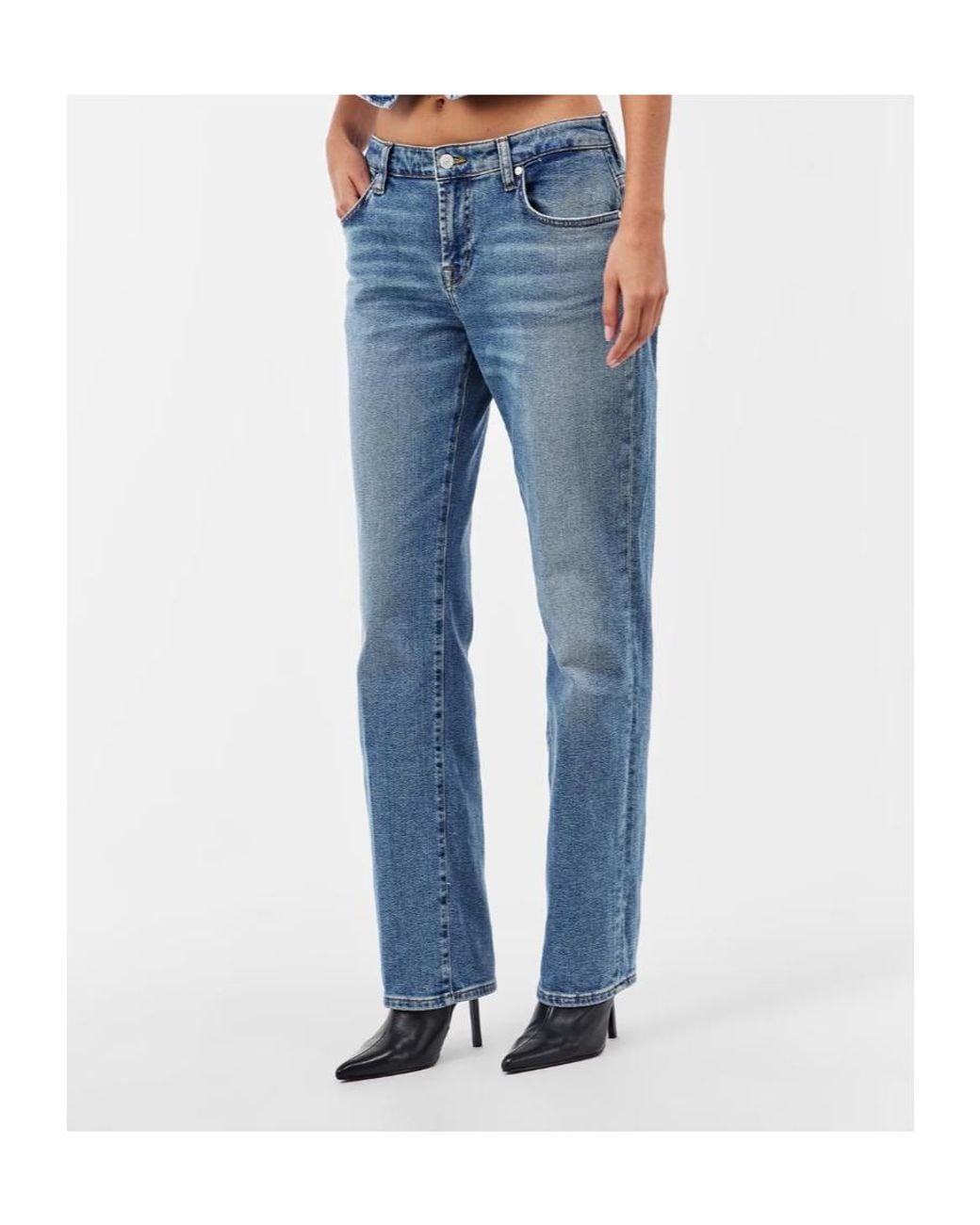 7 For All Mankind Blue Belt Loop Jeans
