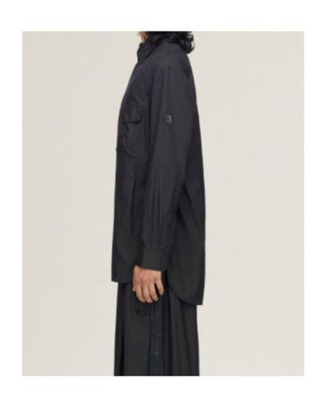 Y-3 Blue Gradient 3 Stripes Overshirt for men