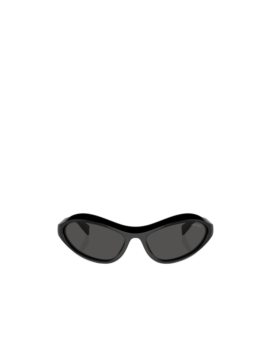 Prada White Eyewear Cat-Eye Sunglasses