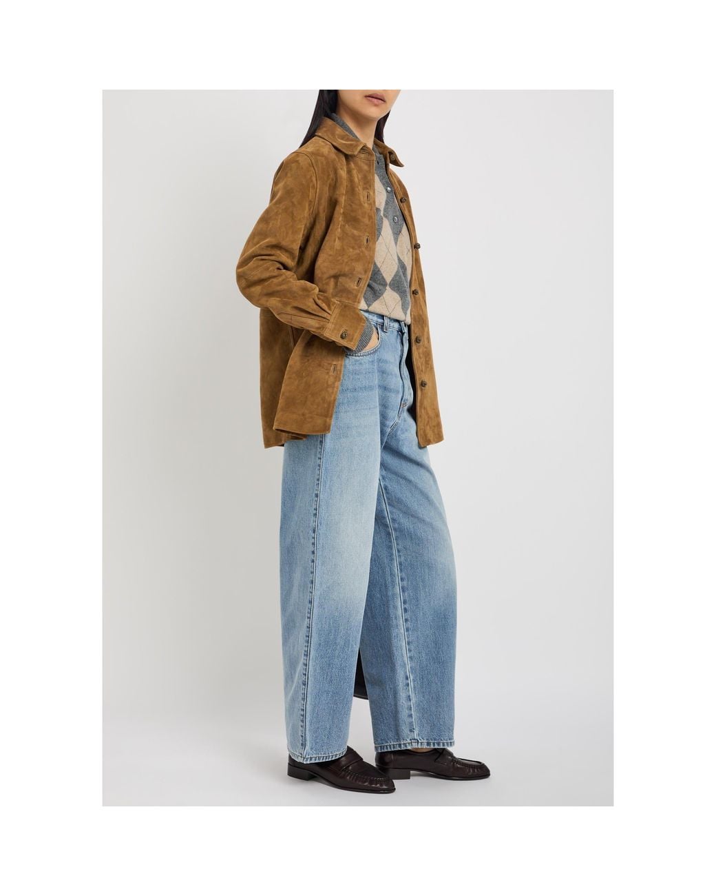 Rohe Brown Simple And Casual Shirt
