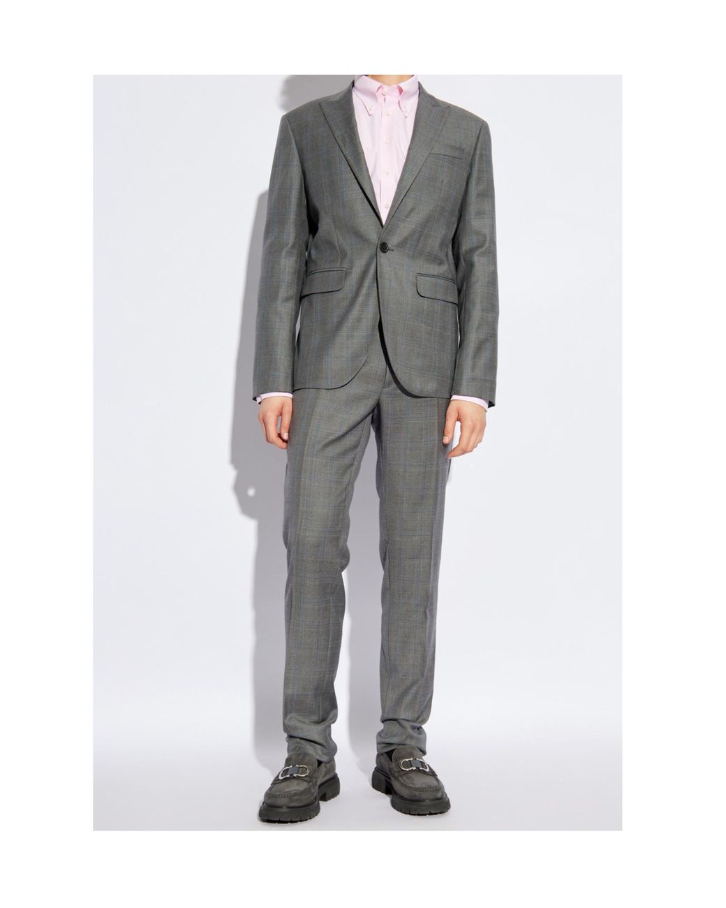 DSquared² Gray Single Breasted Two-Piece Tailored Suit for men