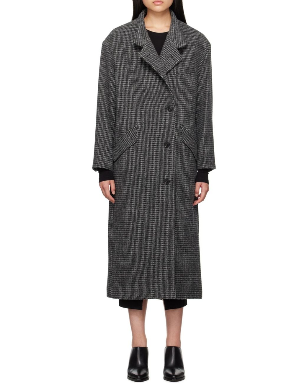 Isabel Marant Black Isabel Marant Étoile Sabine Straight Hem Coat