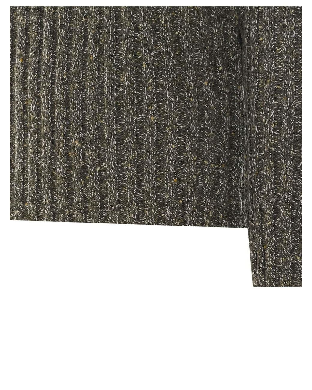 Golden Goose Deluxe Brand Green Logo Detailed Crewneck Knit Jumper for men