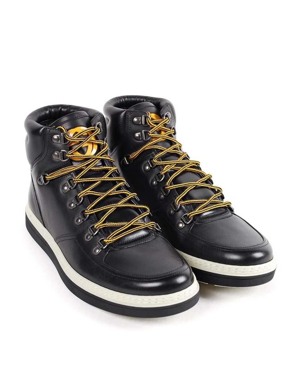 Gucci Black Logo And Ankle Boots for men